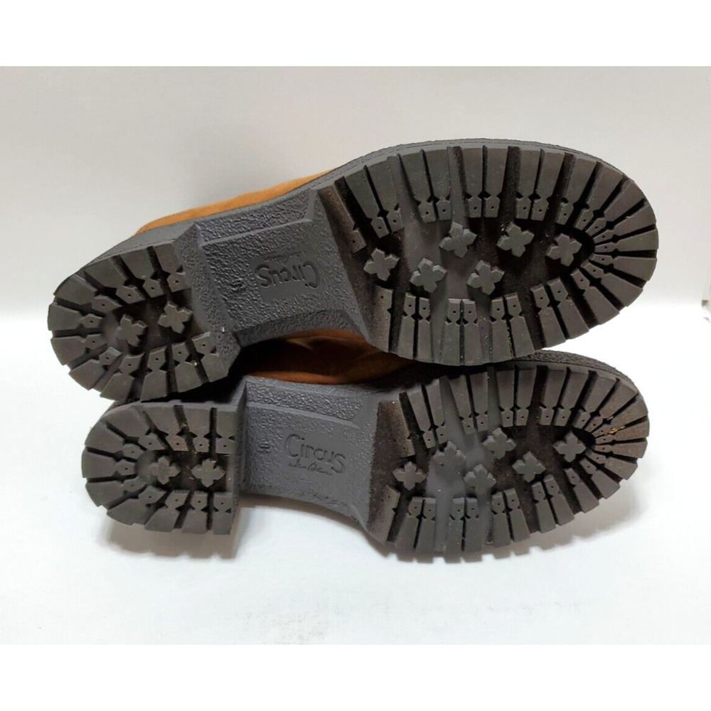 Sam Edelman Boots Womens 9.5M Lug Platform Cumberland Chunky Saddle Brown Circus - Picture 11 of 16